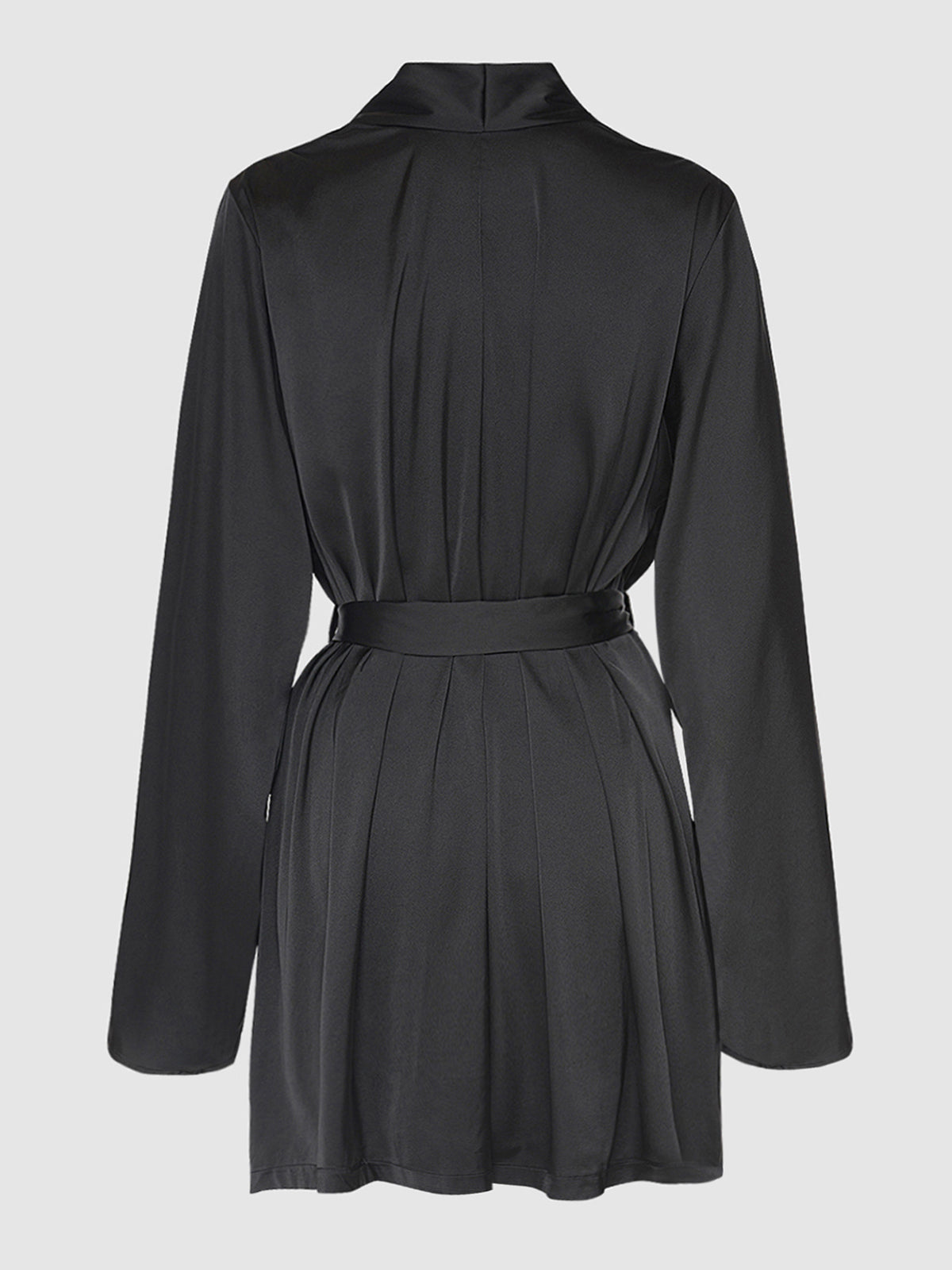 BRIGETA SHORT SATIN ROBE