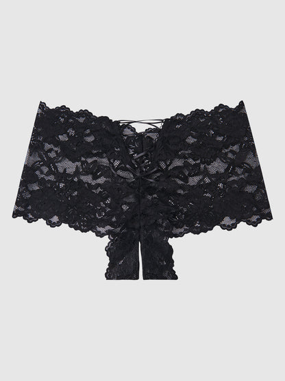 BELLA LACE CROTCHLESS CHEEKY