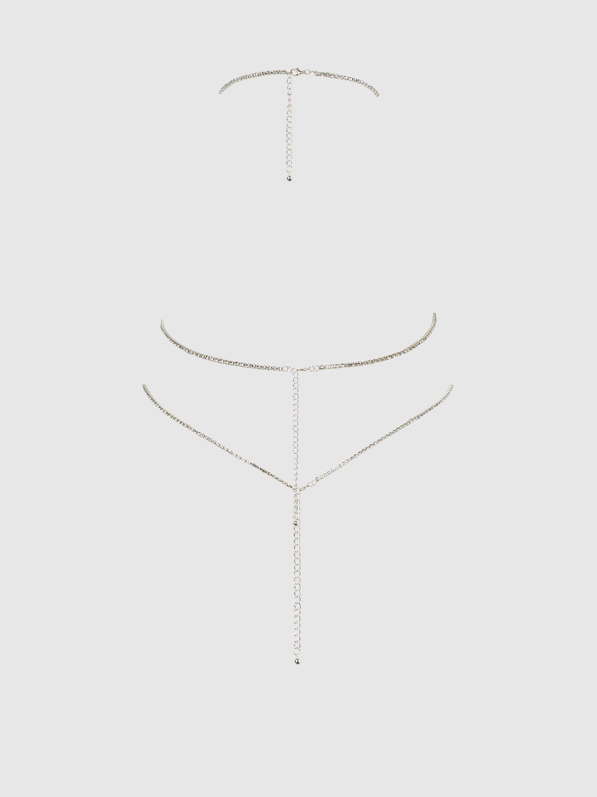 RHINESTONE PLUNGE CAMI