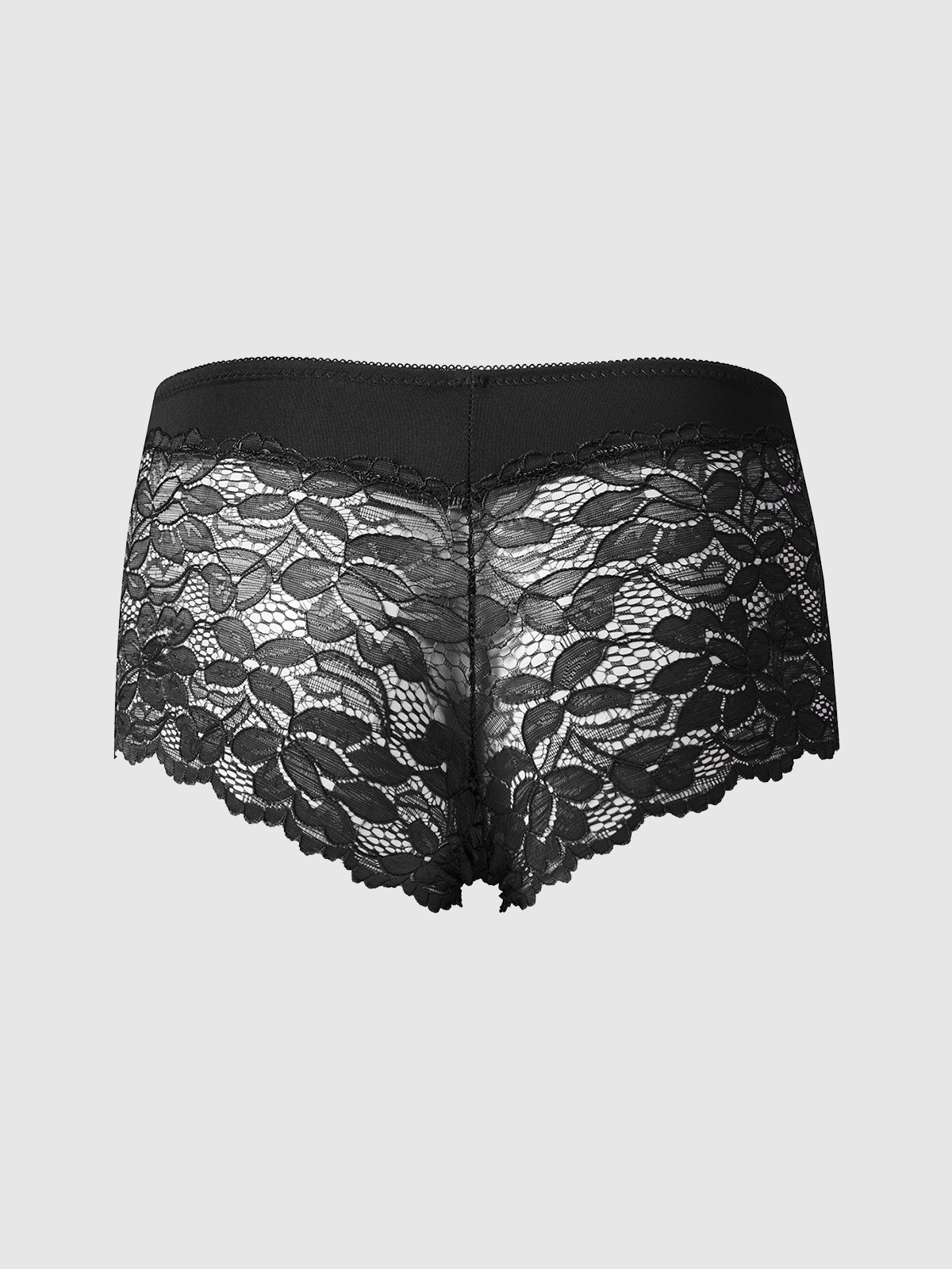 CAITLIN LACE & MICRO HIGH WAIST CHEEKY