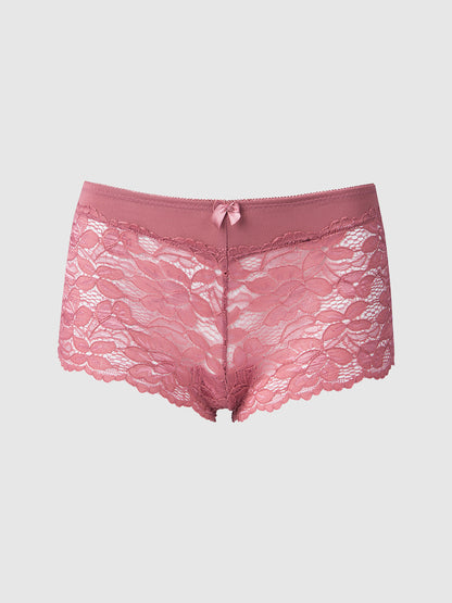 CAITLIN LACE & MICRO HIGH WAIST CHEEKY