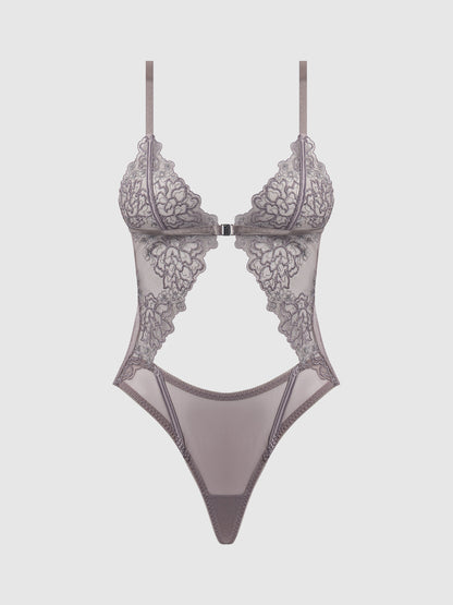 EDEN EMBROIDERED WIREFREE TEDDY