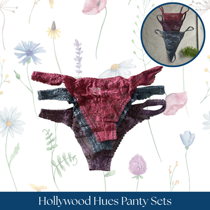Hollywood Hues Panty Sets