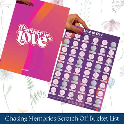 Love To Love Chasing Memories Scratch Off Bucket List