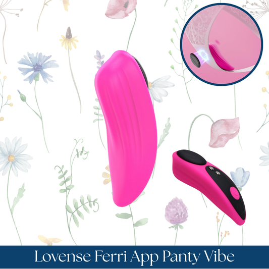 Lovense Ferri App Compatible Silicone Panty Vibe