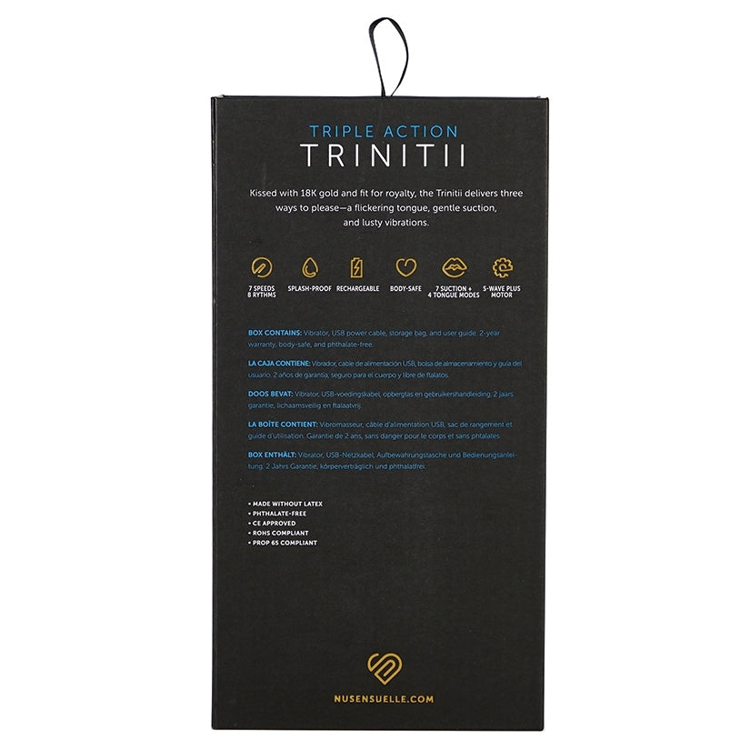 Sensuelle Trinitii 3-In-1 Suction Tongue