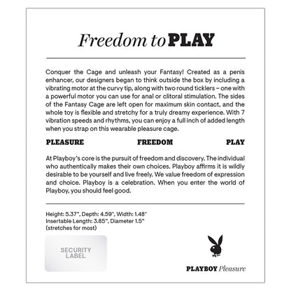 Playboy Fantasy Cage