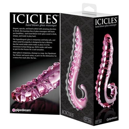 Icicles No.24-Pink 6" Dildo