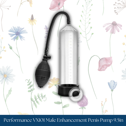 Performance VX101 Male Enhancement Penis Pump 9.5in - Clear