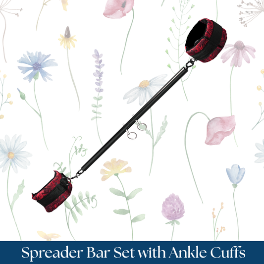 Rosegasm Spreader Bar Set with Ankle Cuffs