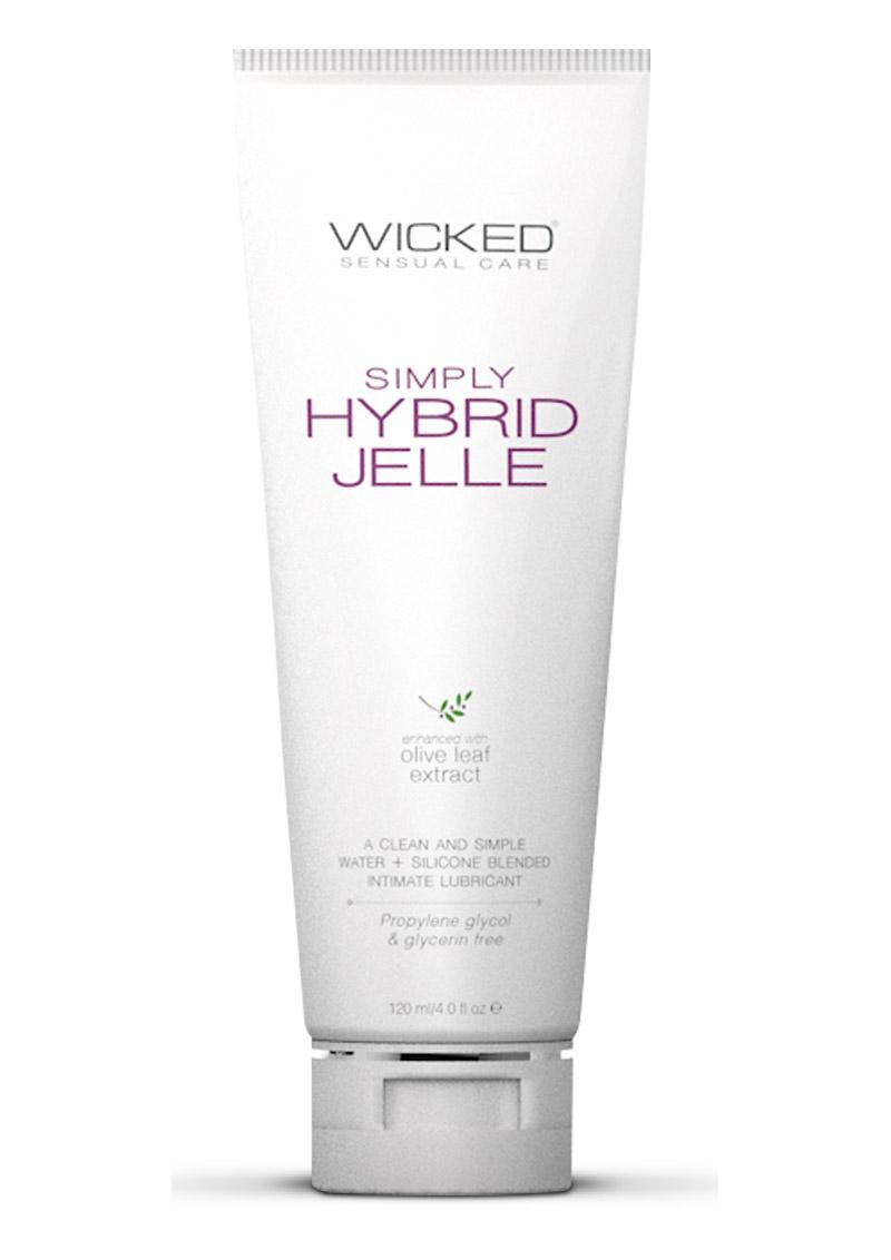 Wicked Sensual Care Simply Hybrid Jelle tube on a white background