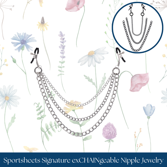 Sportsheets Signature exCHAINgeable Nipple Jewelry