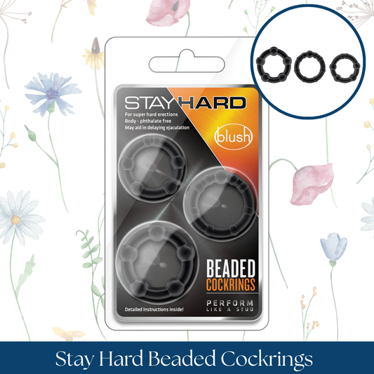 Stay Hard Beaded Cockrings