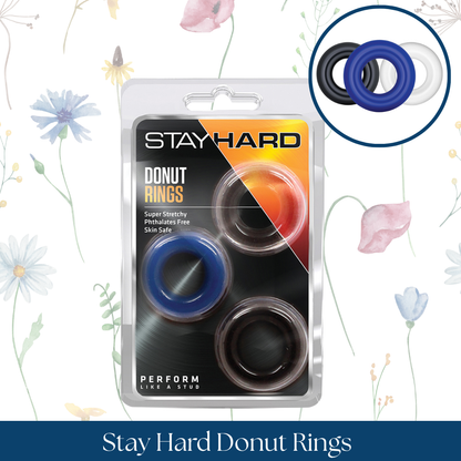 Stay Hard Donut Rings