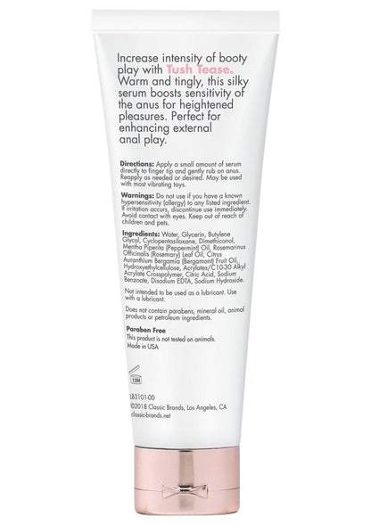 Serum tube with text on a white background