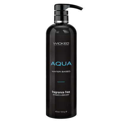Wicked Aqua Water Based Lubricant Fragrance Free