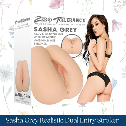 Zero Tolerance Sasha Grey Realistic Dual Entry Stroker With Movie Download