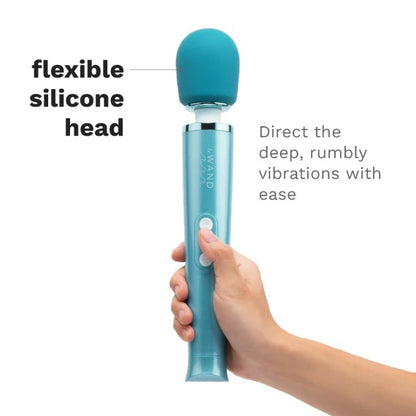 Le Wand Dive Submersible & Rechargeable Vibrating Massager - Blue